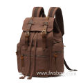 Men's Pure Cotton Canvas Backpack leisure outdoor waterproof health environmental protection large capacity student bag